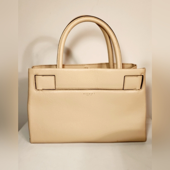 Nwot! Henri bendel Pink blush riverside carryall satchel with buckle - Picture 2 of 6